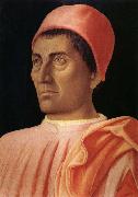 Andrea Mantegna Portrait of Cardinal de'Medici oil painting artist